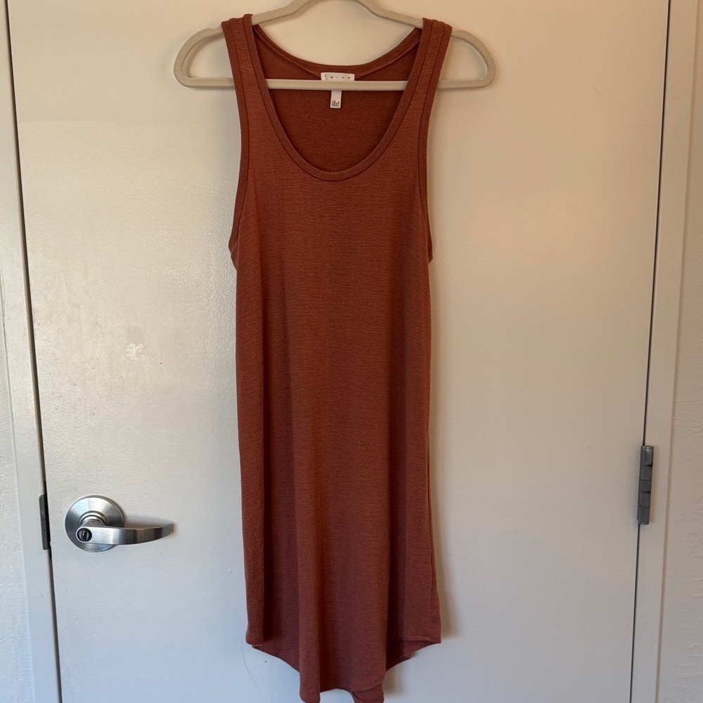 Leith Terracotta Sleeveless Dress